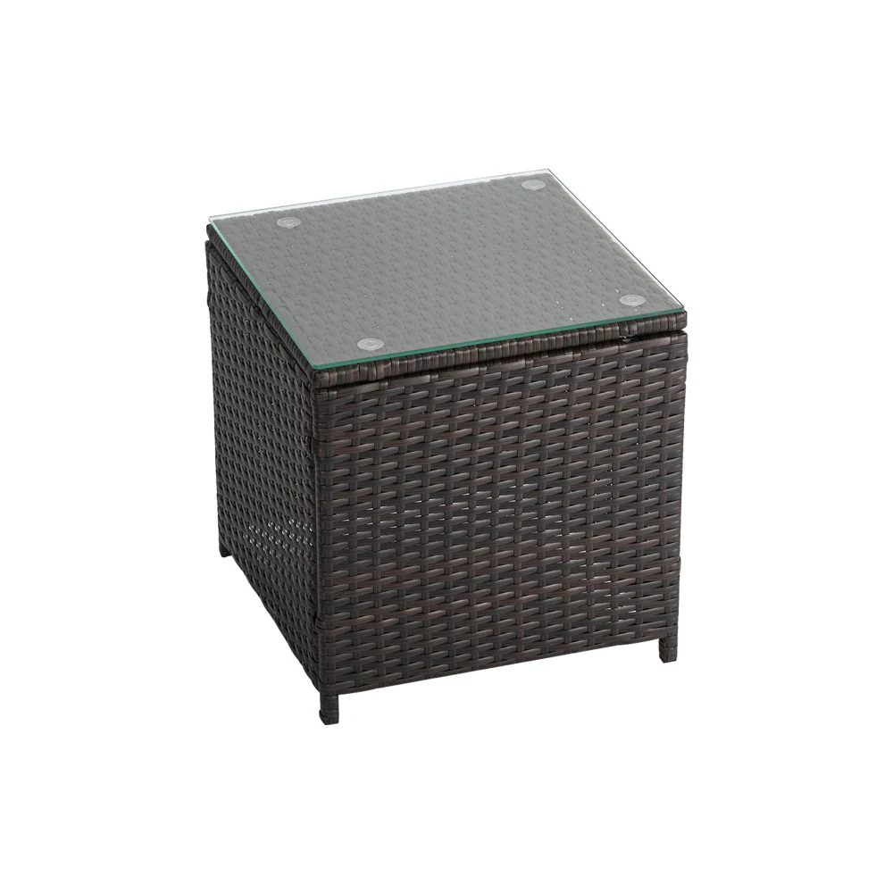 Tyler 2-Seater Delightful 3-Piece Outdoor Bistro Set - Black - Nurns