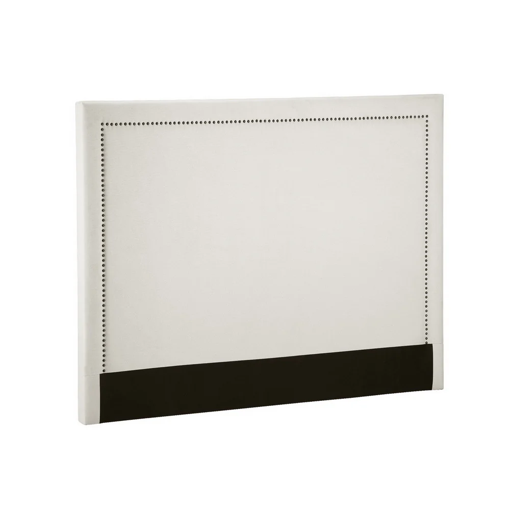 Bed Head Headboard Fabric - Beige Queen - Nurns