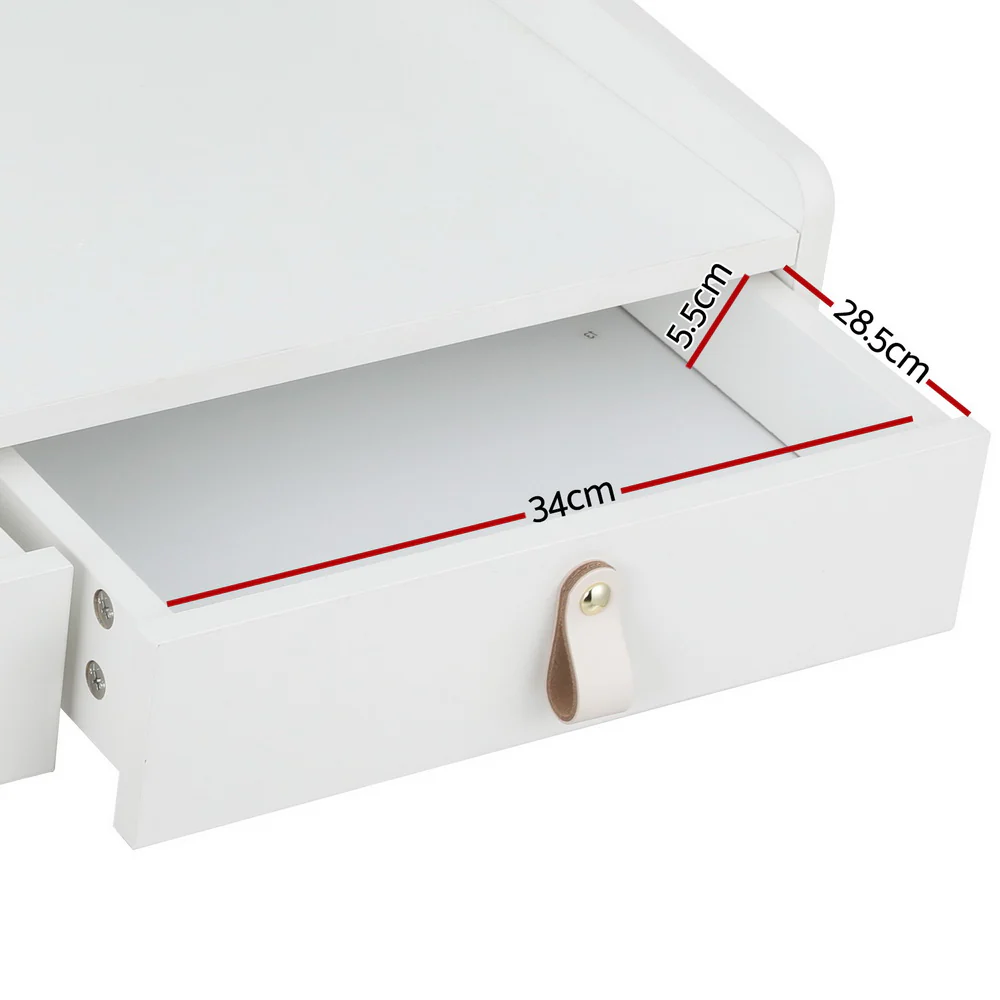 Dressing Table Floating LED - White - Nurns