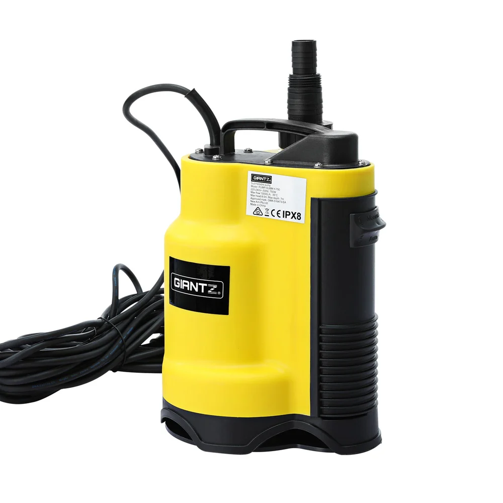 Garden Water Submersible Pump 400W Dirty Bore Sewerage Tank Well Steel - Nurns