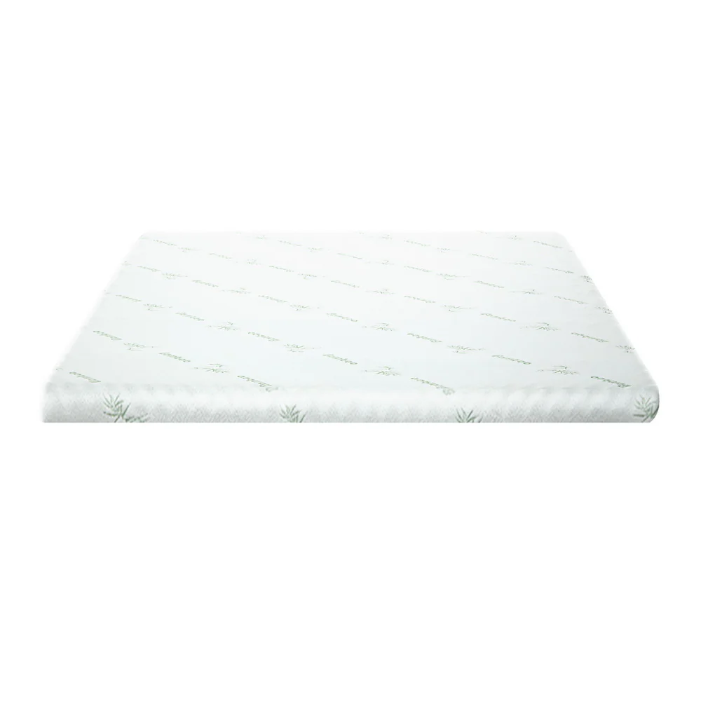 Single Giselle Bedding Memory Foam Mattress Topper Cool Gel Bed Mat Bamboo 10cm - Nurns