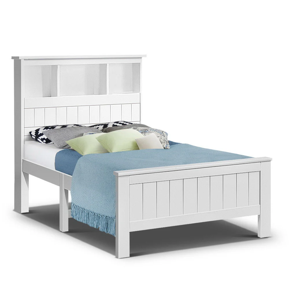 Adio Wooden Timber Bed Frame no Drawers - King Single - Nurns
