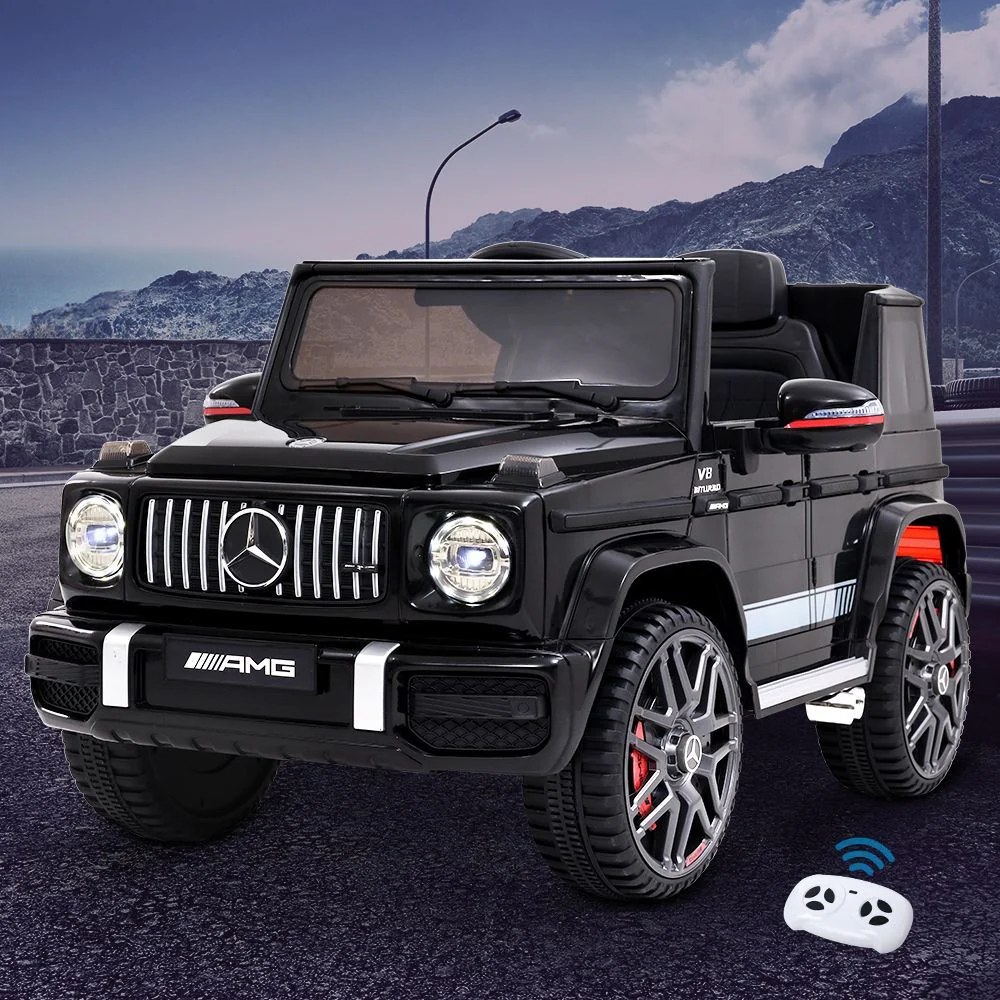 Mercedes-Benz Kids Ride On Car Electric AMG G63 Licensed Remote Cars 12V - Black - Nurns
