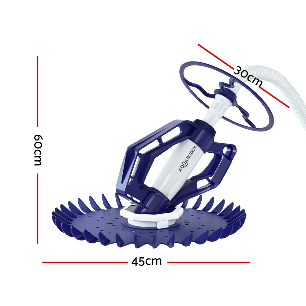 Pool Cleaner Automatic 10m Vacuum Suction Swimming Pool Hose - Nurns