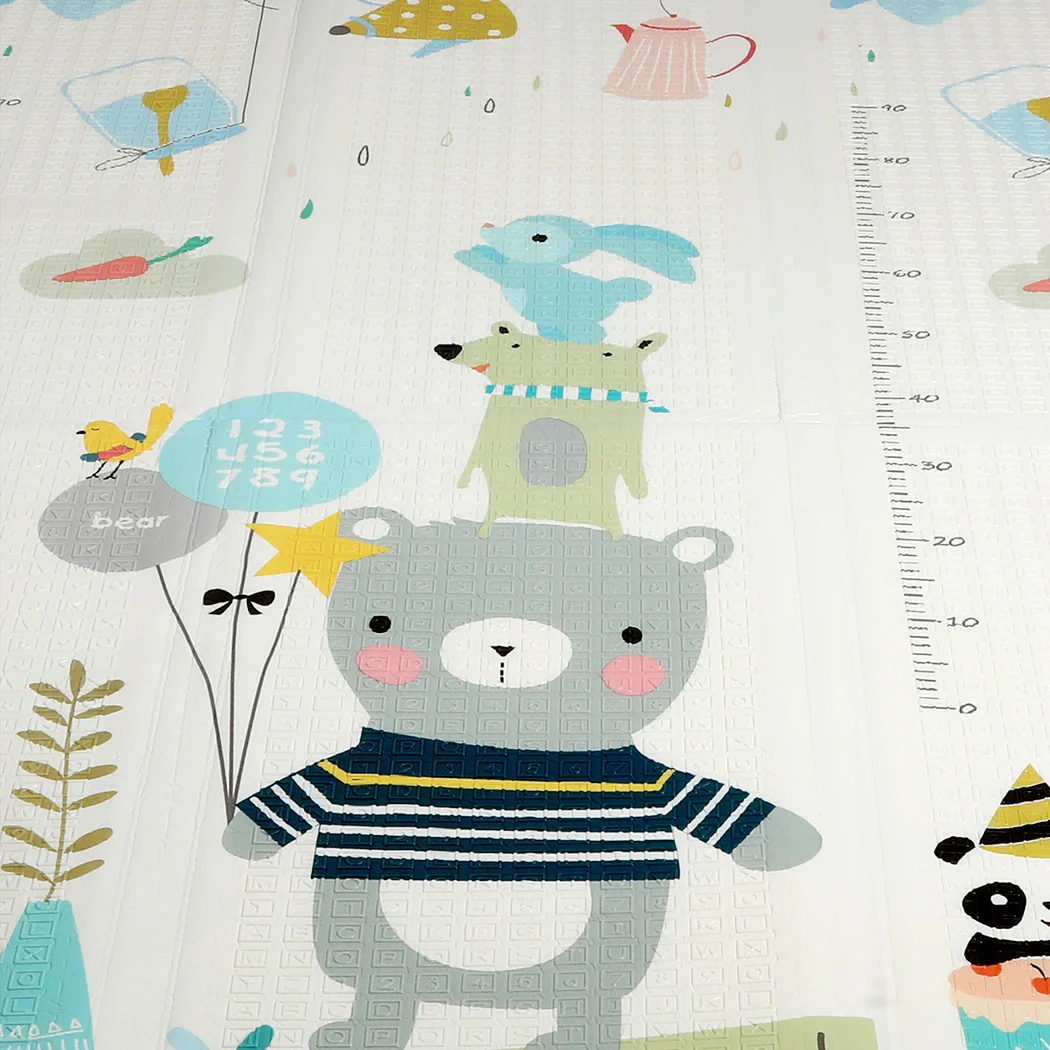 Kids Play Mat Baby Crawling Pad Floor Foldable XPE Foam Non-slip Carpet - Nurns