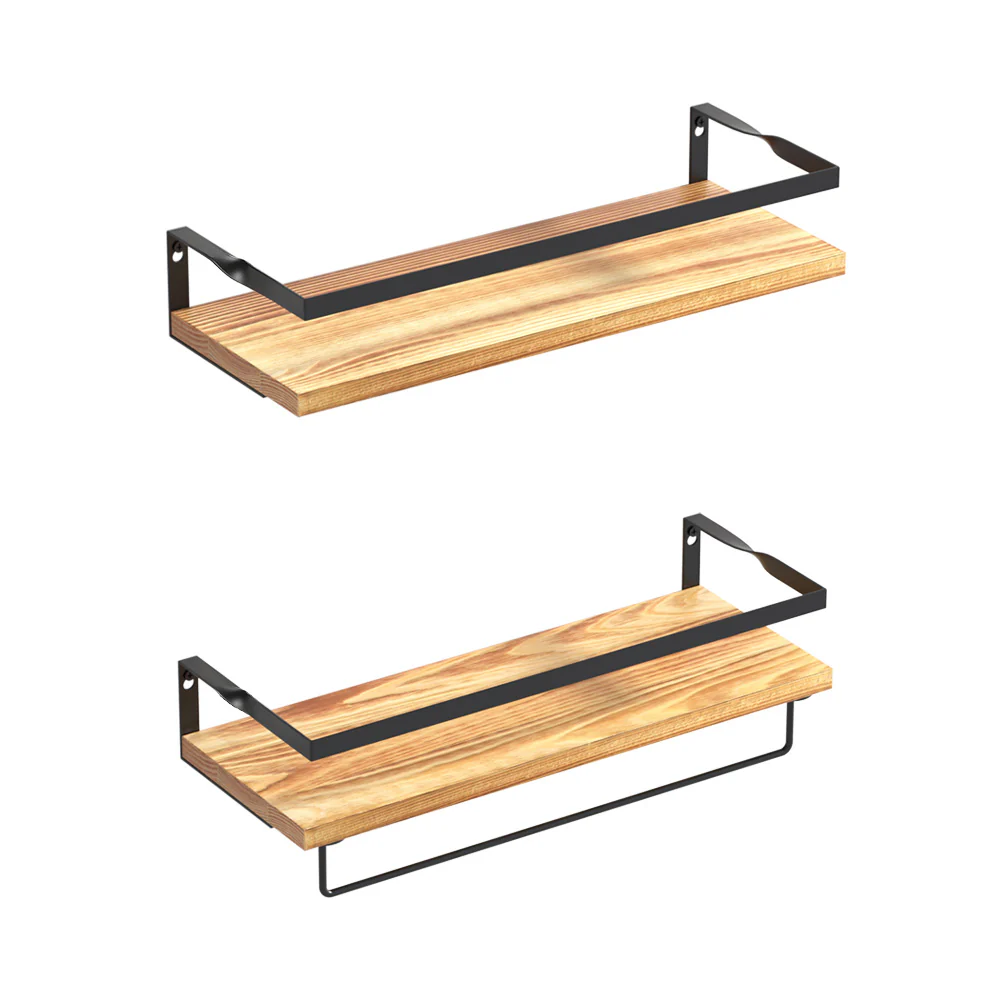 Artiss Floating Wall Shelf Set of 2 - Nurns
