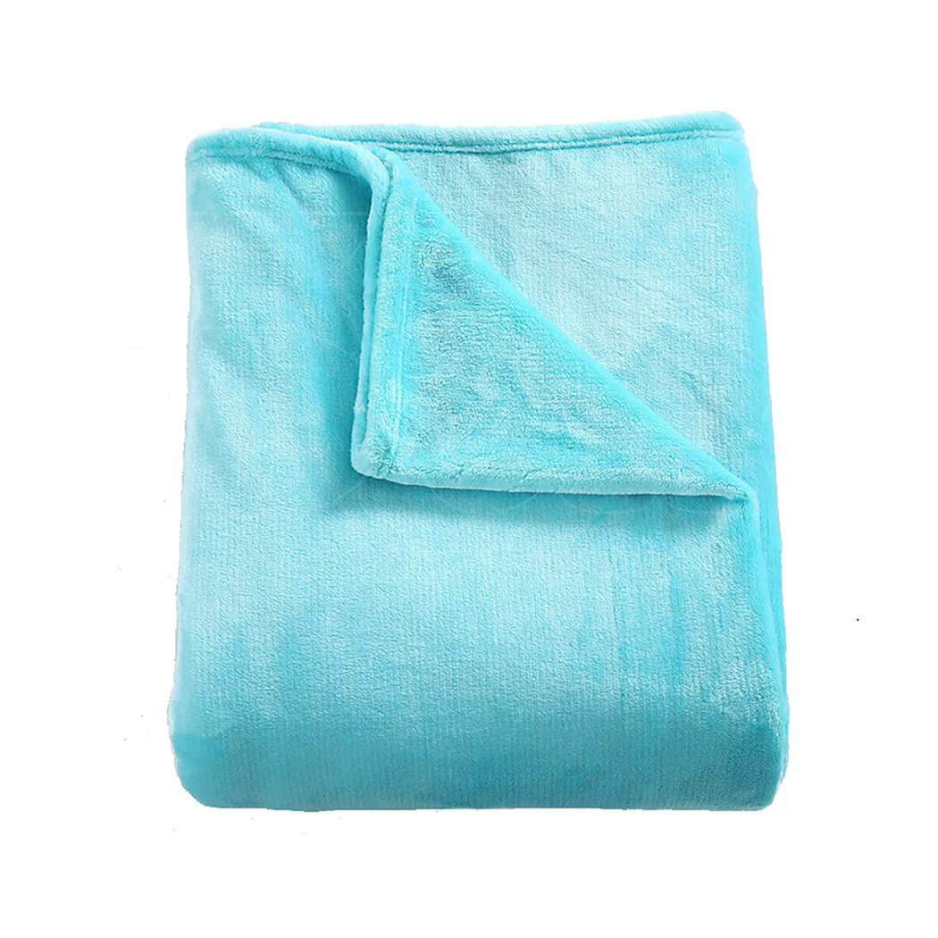 Waylon Throw Ultra-Soft Blanket 320gsm 220x160cm Warm - Teal - Nurns