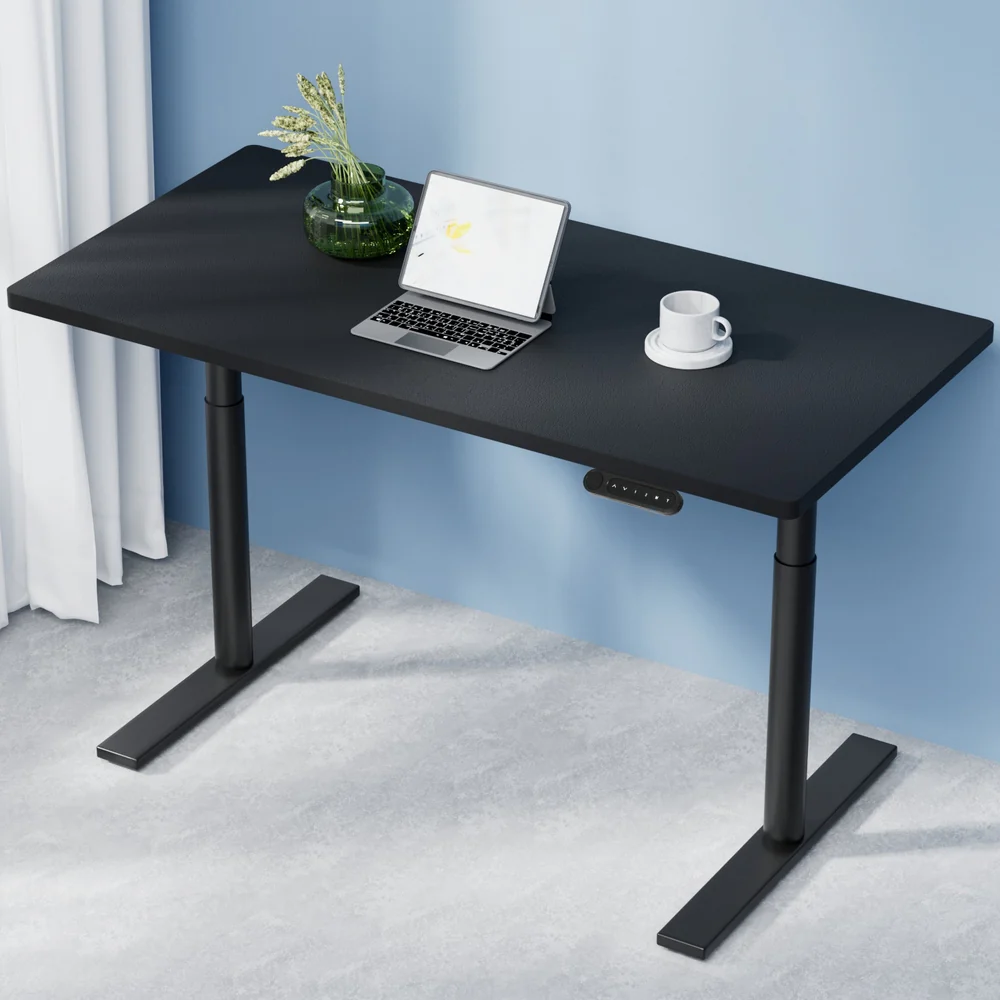 Artiss Standing Desk Motorised Electric Dual Motor Black 120cm - Nurns