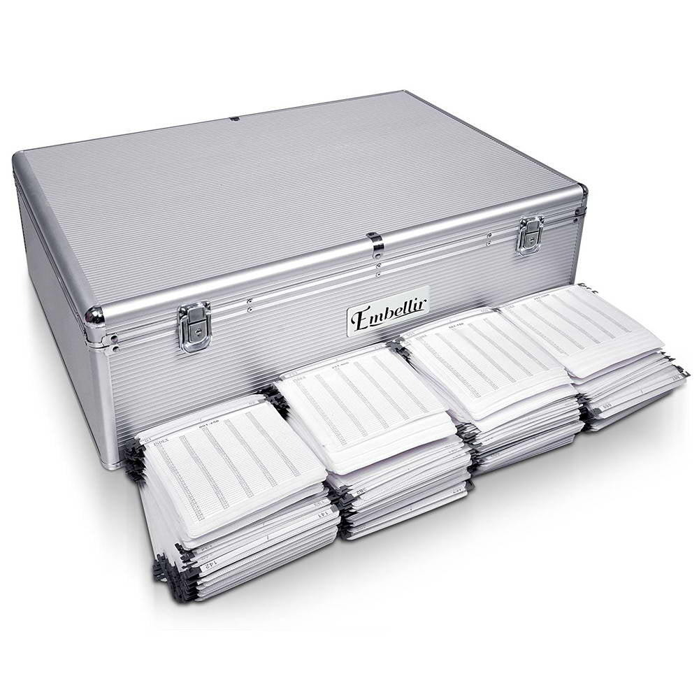 CD Case DVD Cases Storage Box 1000 Discs Aluminium Case DVD Folders - Nurns