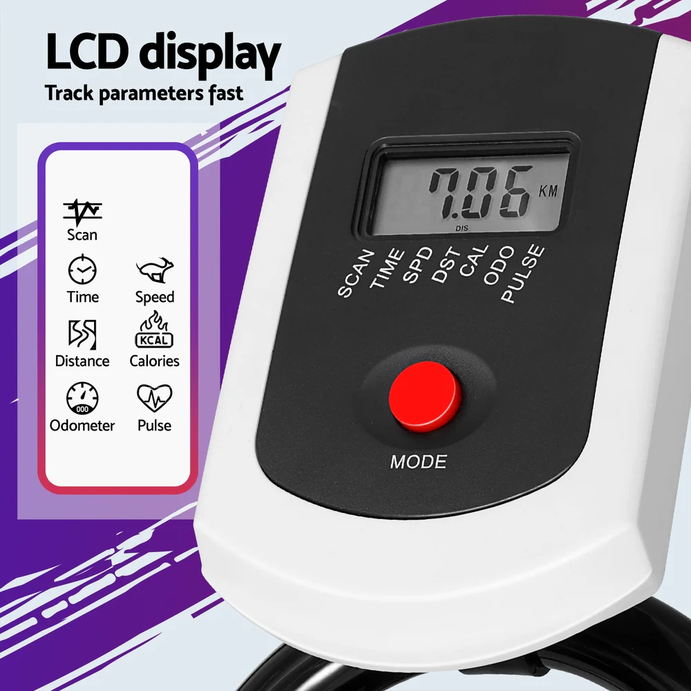 Everfit Spin Bike Exercise Bike 13KG Flywheel Fitness 150kg capacity - Nurns