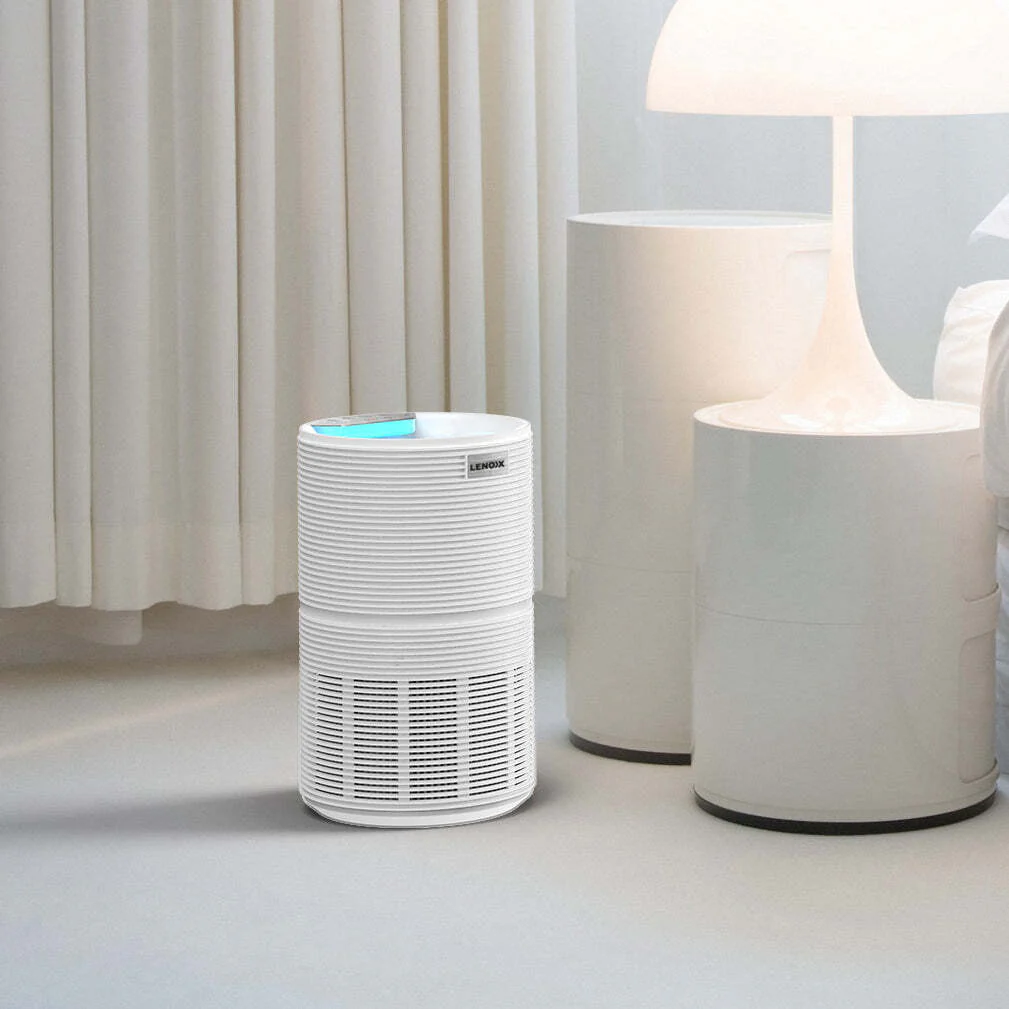 Air Purifier and Cleaner with HEPA Filter Sleep Mode and Timer - White - Nurns
