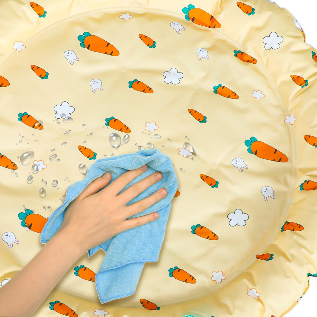 LARGE Dog Beds Pet Bolster Cool Gel Mat - Yellow - Nurns