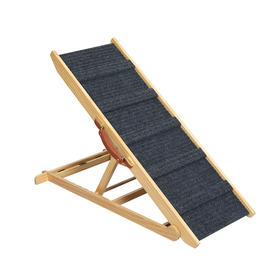 PaWz 5 Wood Adjustable Height Pet Ramp - Nurns