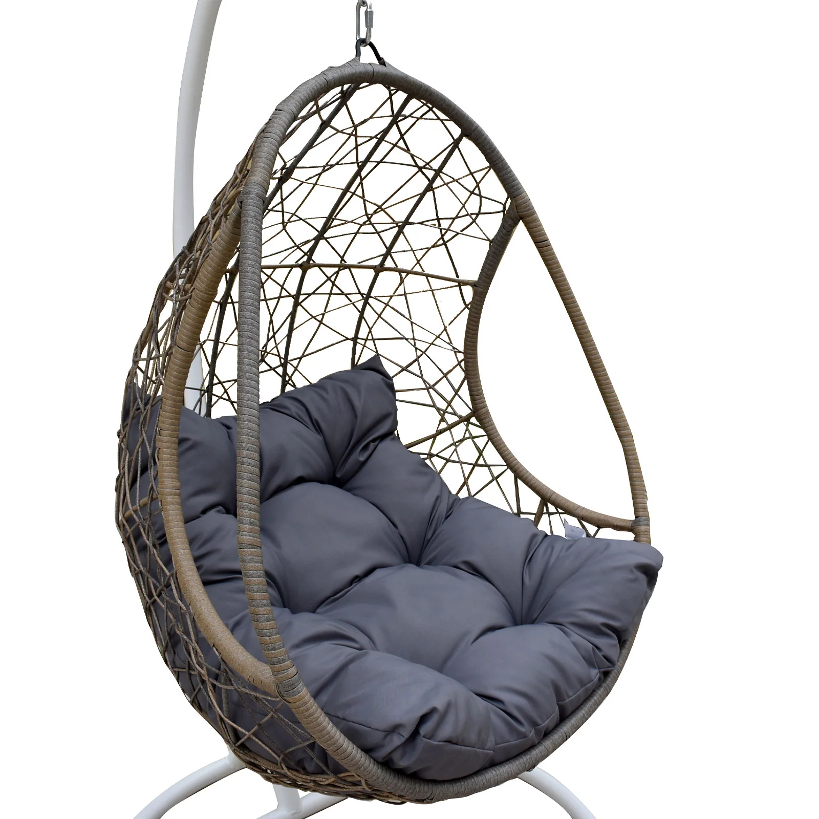 Jessica Furniture Rocking Egg Chair - Grey - Nurns