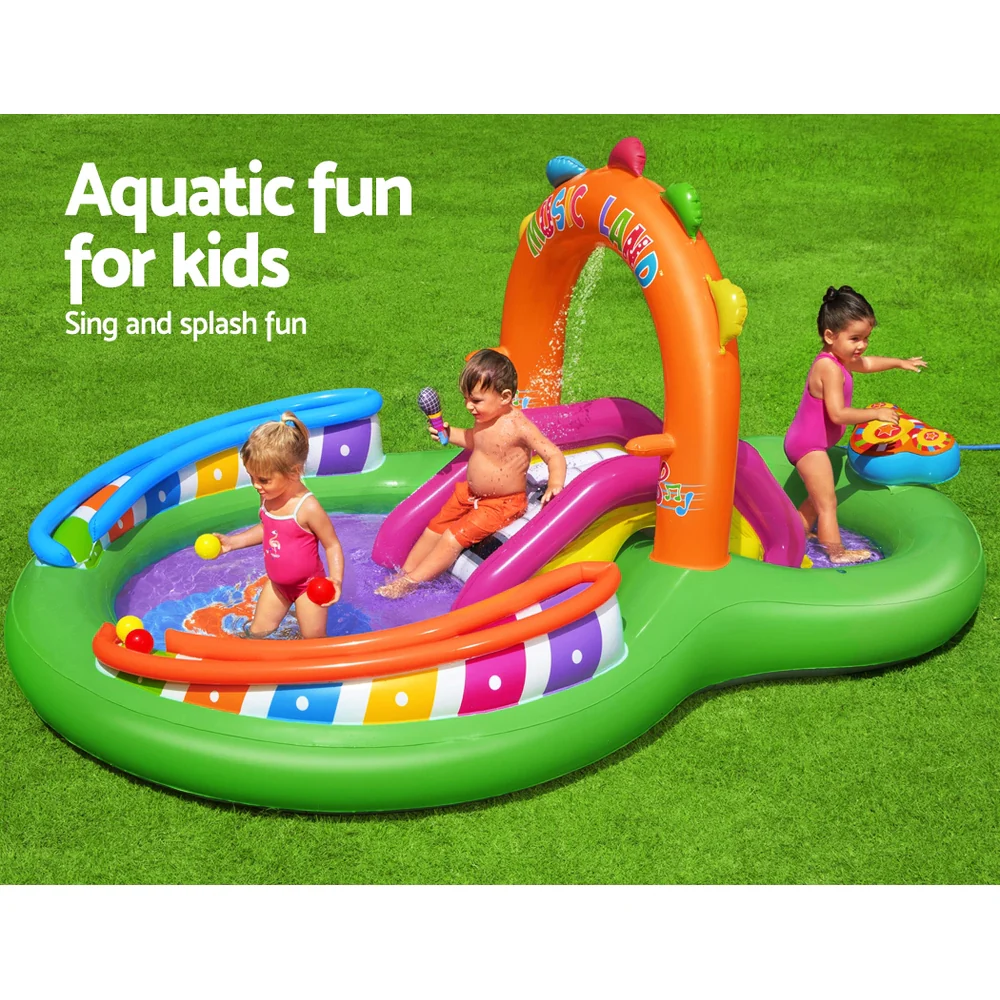 Bestway Kids Pool 295x190x137cm Inflatable Above Ground Swimming Play Pools 349L - Nurns
