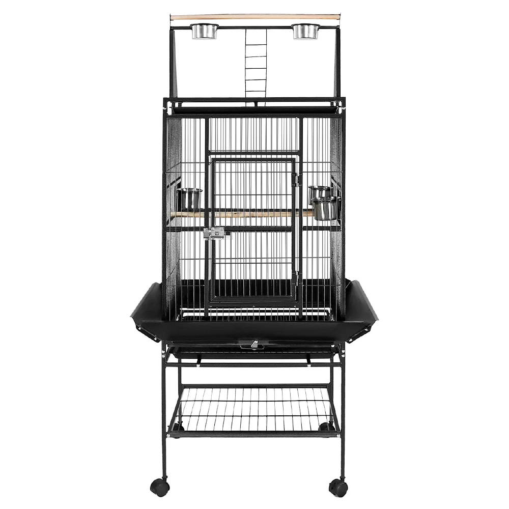 Bird Cage Pet Cages Aviary 173CM Large Travel Stand Budgie Parrot Toys - Nurns