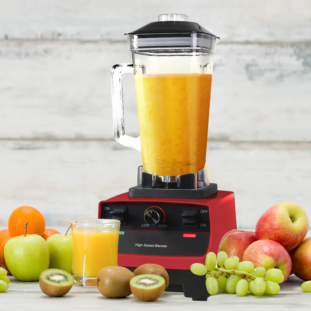 Spector 2L Commercial Blender Smoothie Red - Nurns