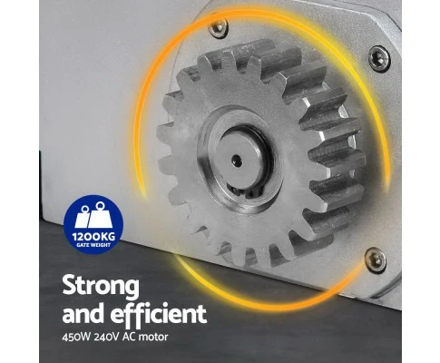 Electric Sliding Gate Opener 1200KG With Hardware Kit 4M Rail - Nurns