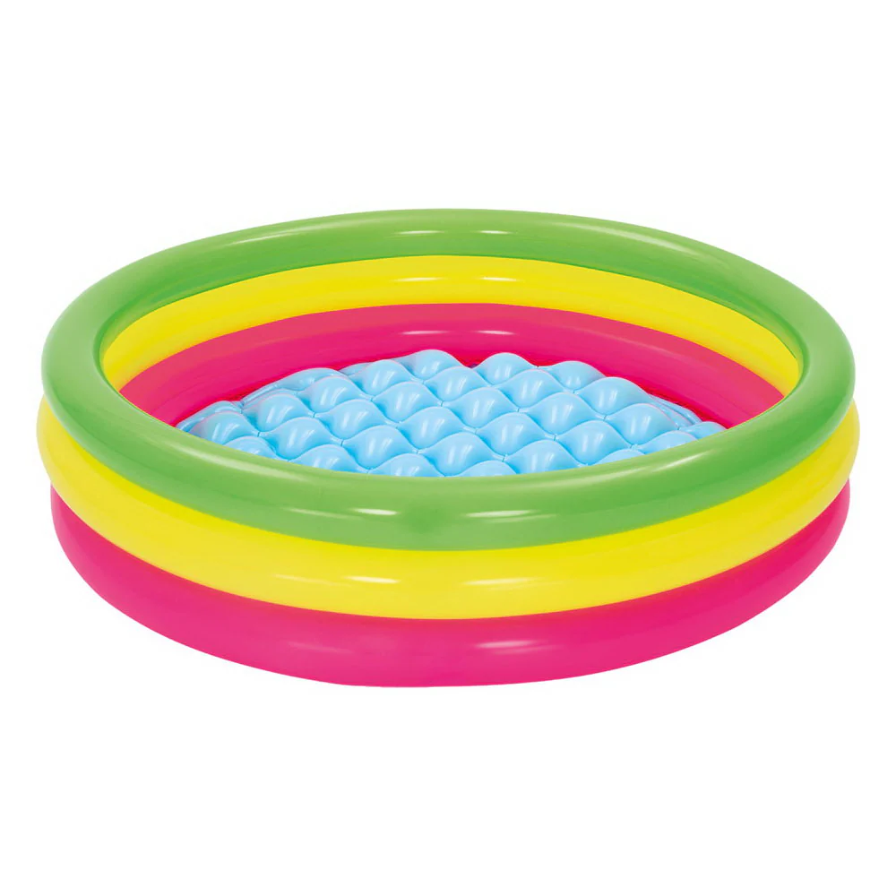 Bestway Kids Inflatable Pool Above Ground Round Splash Pool 102x102x25cm - Nurns