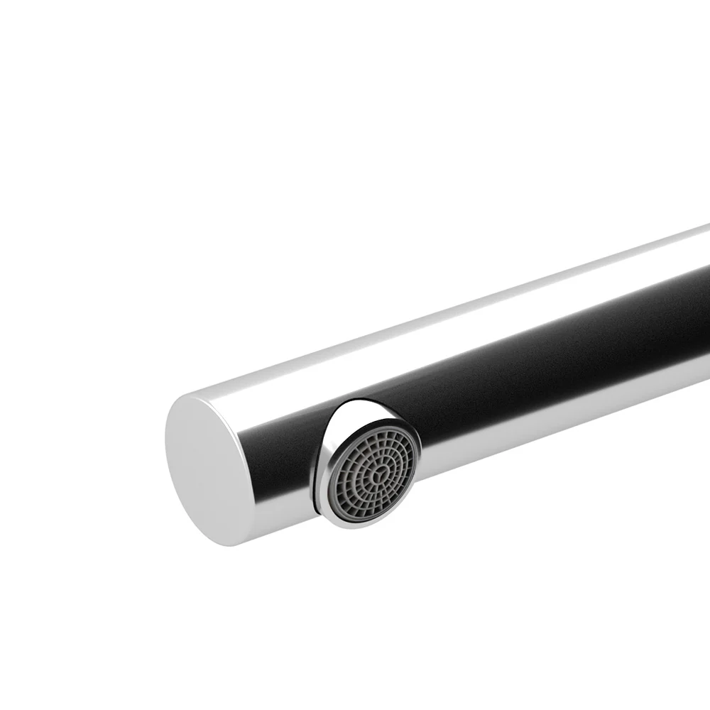 Bathroom Mixer Spout Wall Bath Tap Round Swivel Bathtub Chrome - Nurns