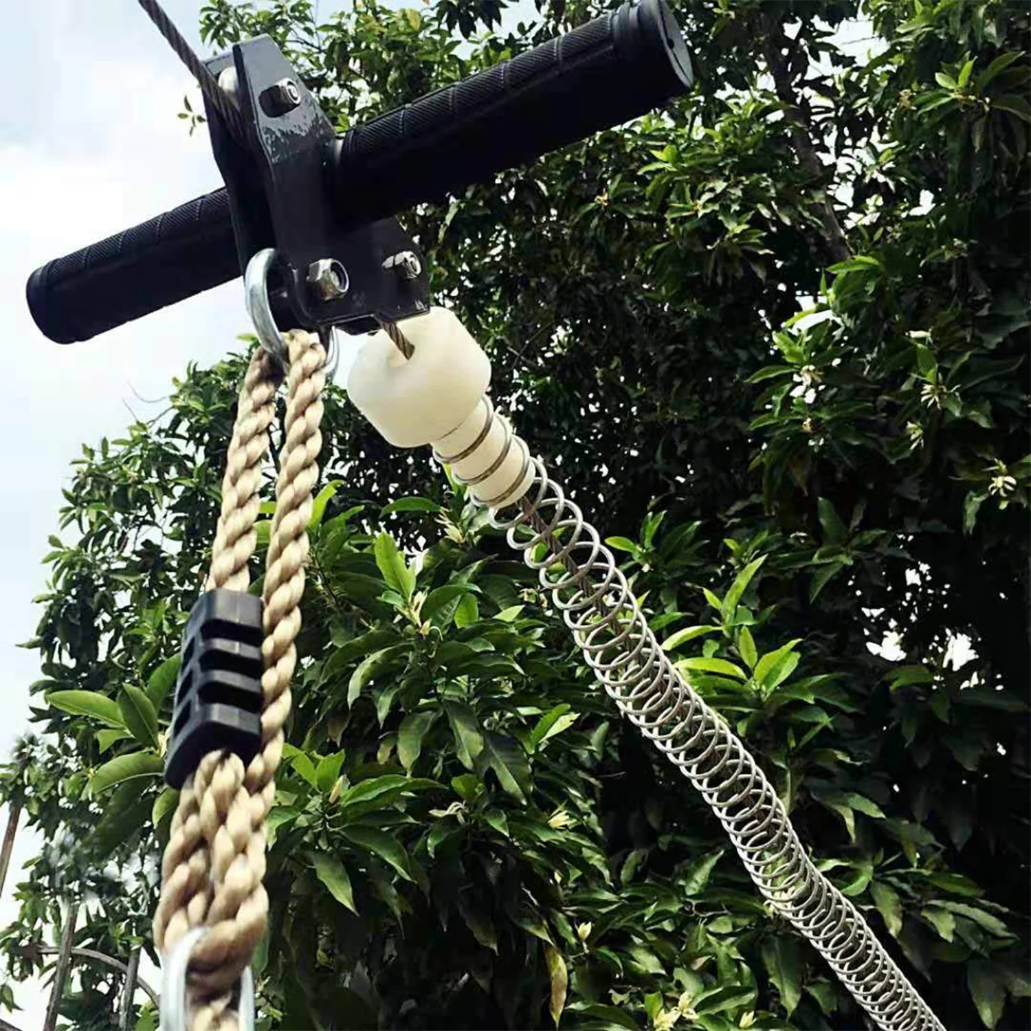 Kids Woomera Flying Fox + Red Monkey Swing - Nurns