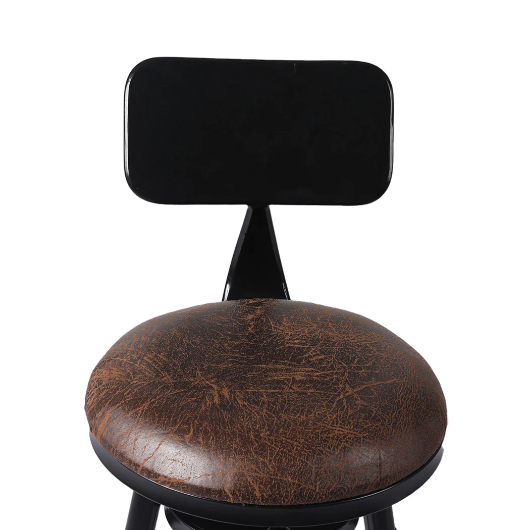 Chalcis Wooden Bar Stool - Black - Nurns