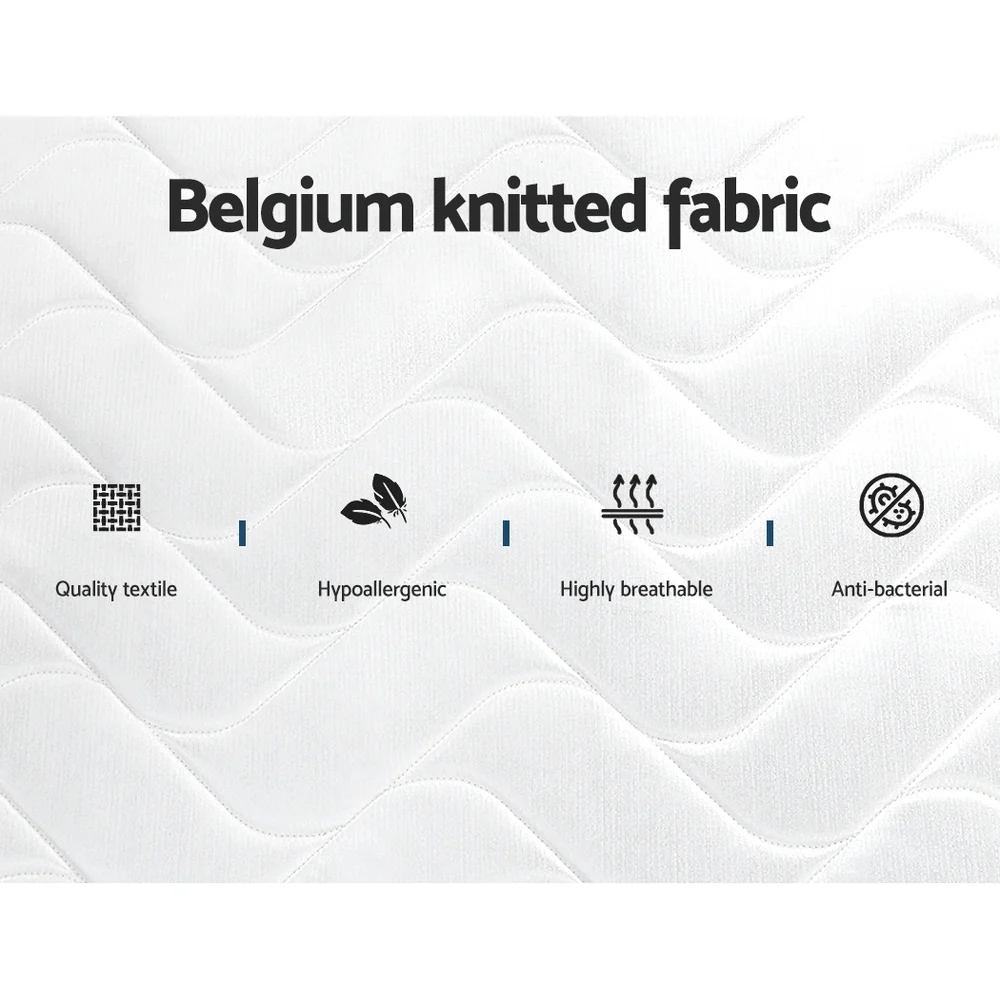 Clement 13cm Tight Top Bonnell Spring Mattress Medium Firm - Double - Nurns