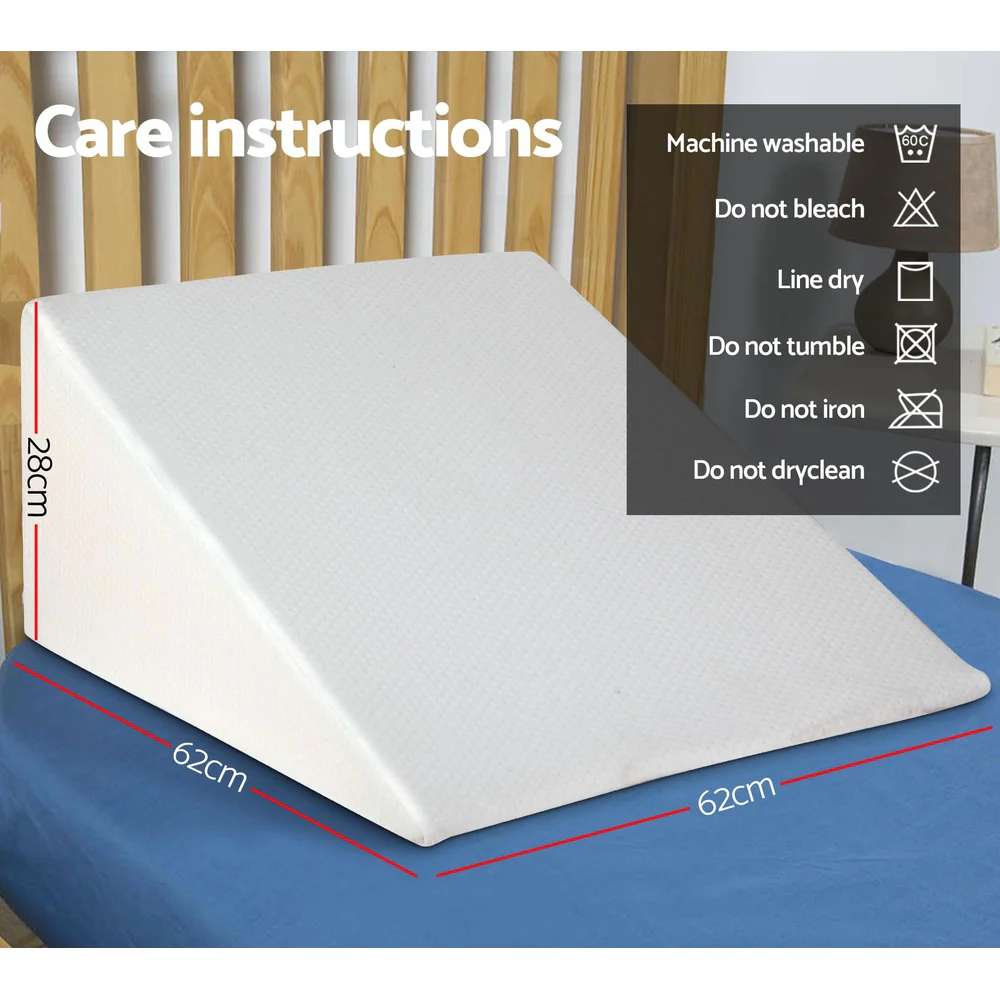 Wedge Pillow - White - Nurns