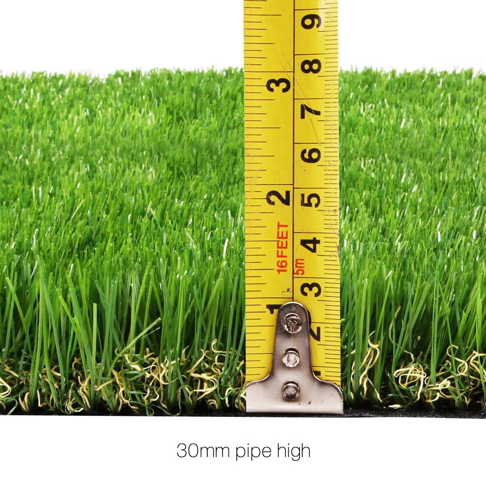 Primeturf Artificial Grass 30mm 2mx5m Synthetic Fake Lawn Turf Plastic Plant 4-coloured - Nurns