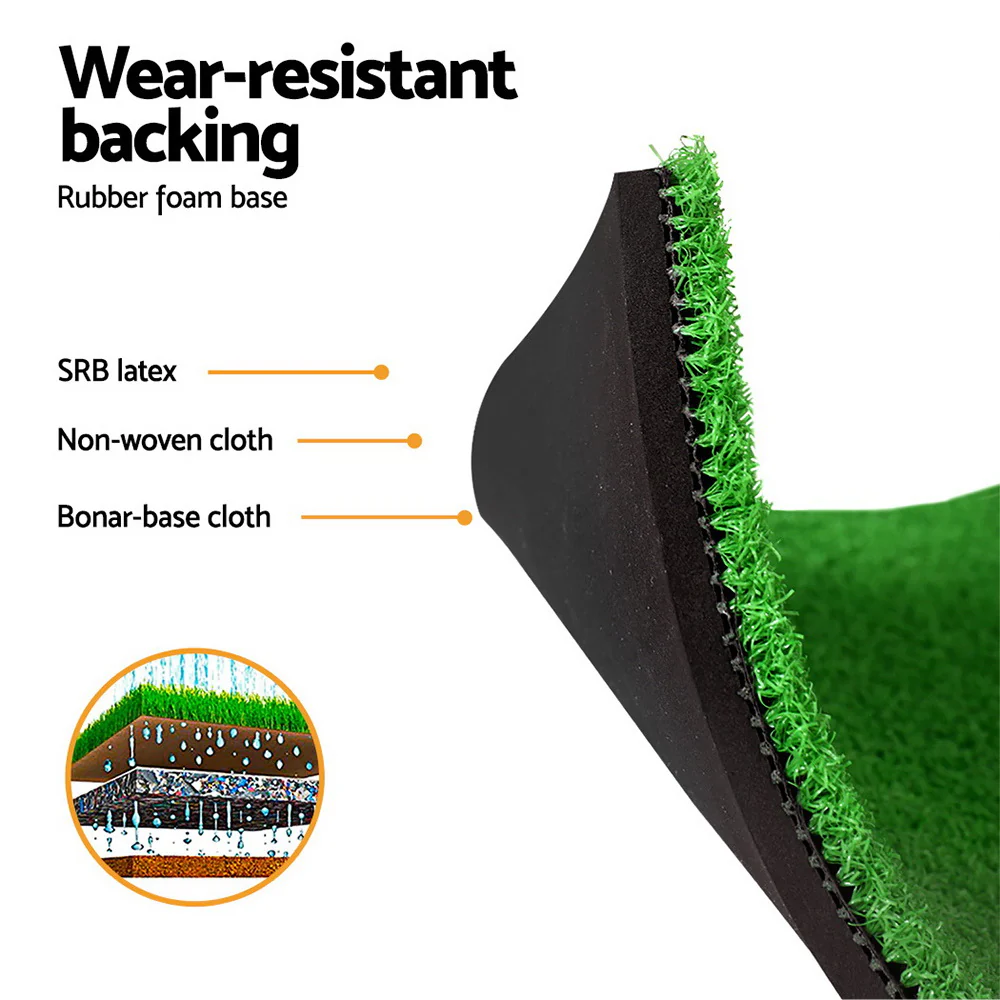 Everfit Golf Hitting Mat Portable Driving Range Practice Training Aid 3 in 1 - Nurns