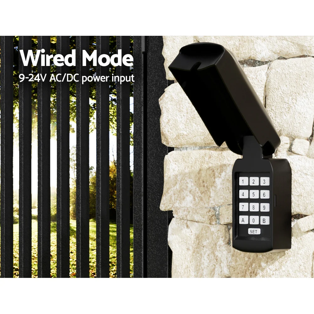 Universal Wireless Wired Keypad Security Control For Gate Opener - Nurns