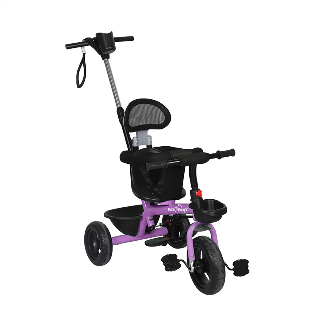 Kids Tricycle Ride On Trike Toddler - Purple - Nurns
