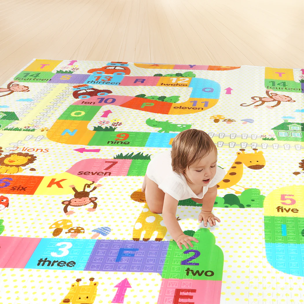 BoPeep Kids Play Mat Baby Crawling Pad Floor Foldable XPE Foam Non-slip Bear - Nurns