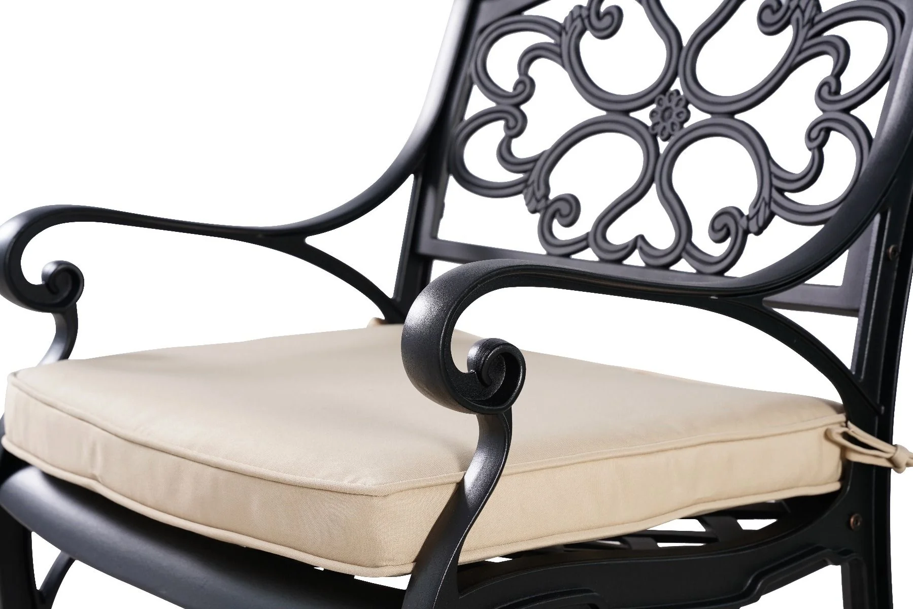 Lydia Aluminium Chair - Black - Nurns