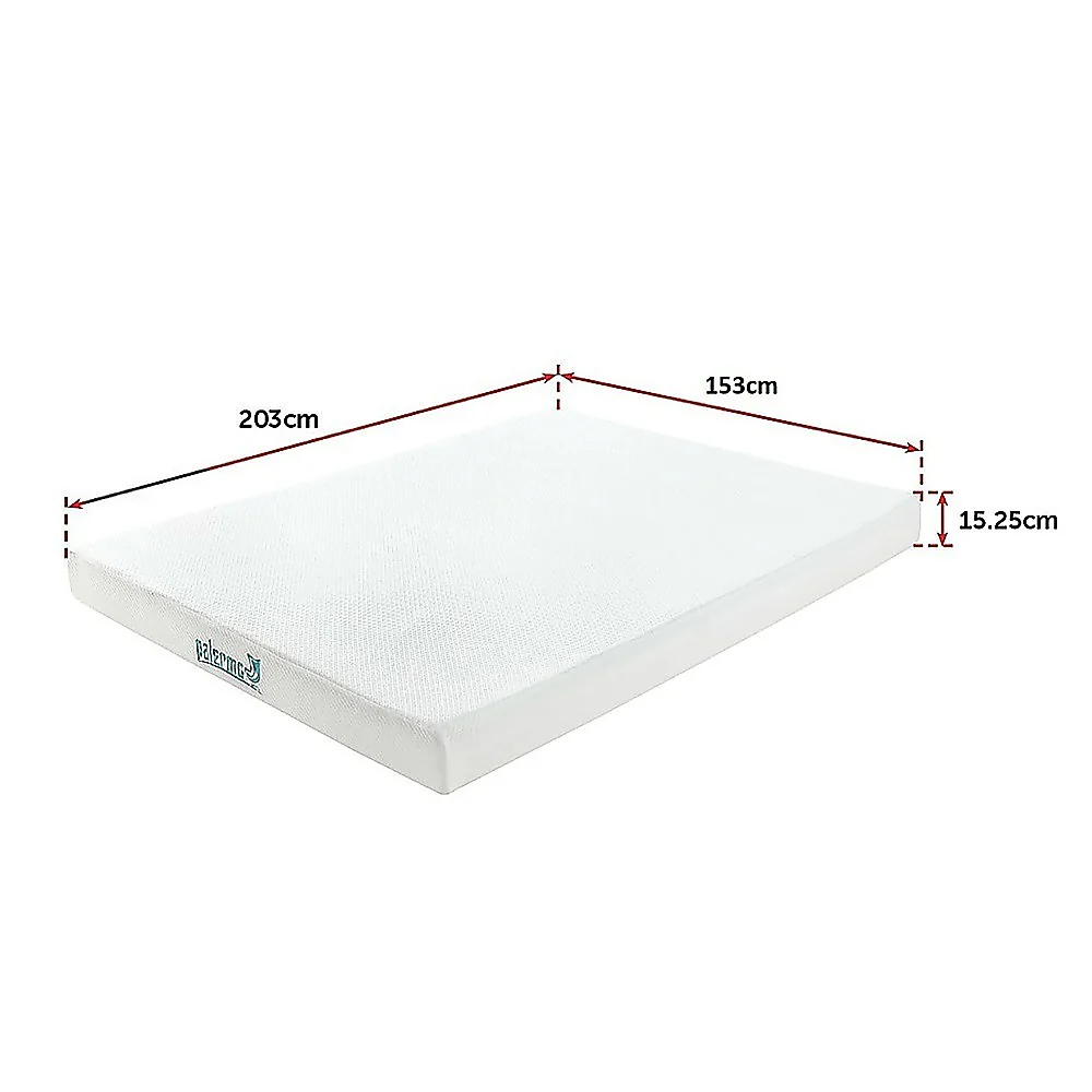 Kairos 15.25cm Mattress Memory Foam Green Tea Infused - Queen - Nurns