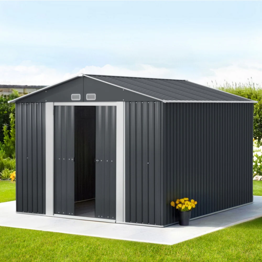 Giantz Garden Shed 3x3M Outdoor Storage Tool Workshop House Shelter - Nurns