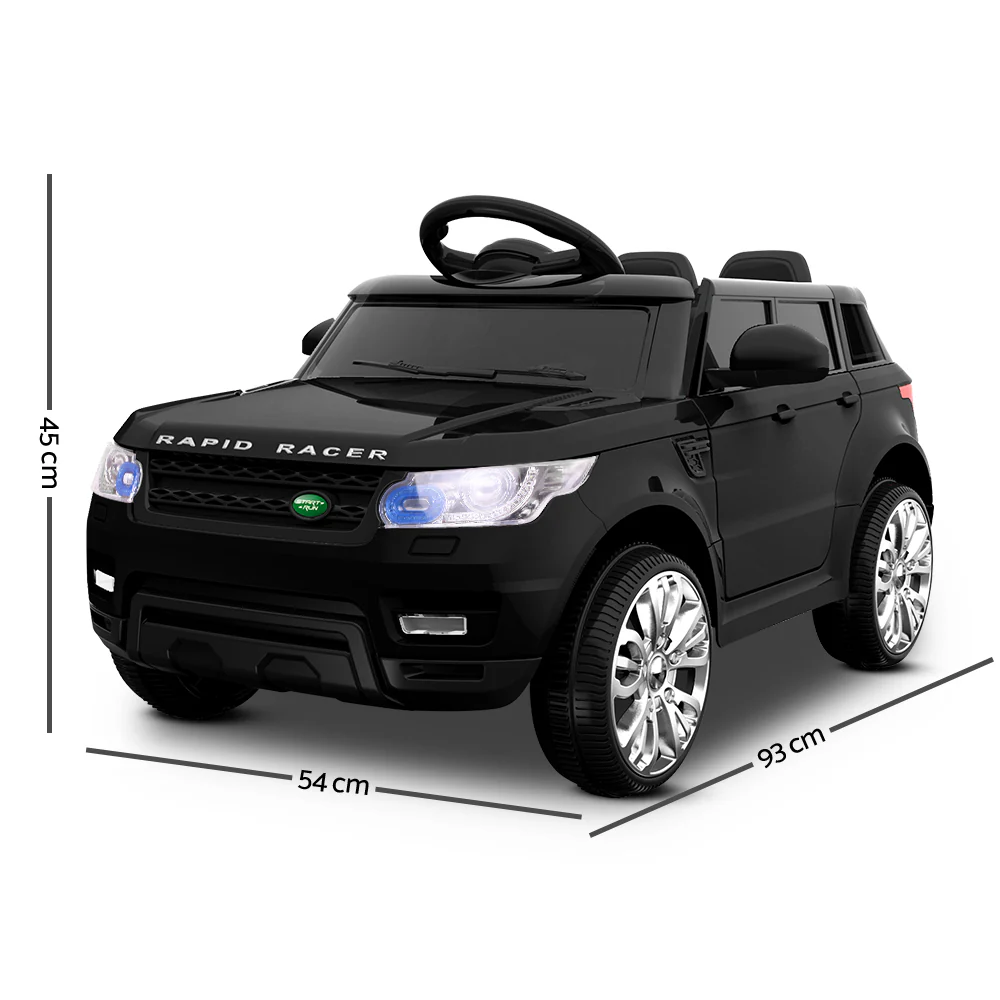 Ride On Car Kids Electric Ride On Cars SUV Remote 12V - Black - Nurns