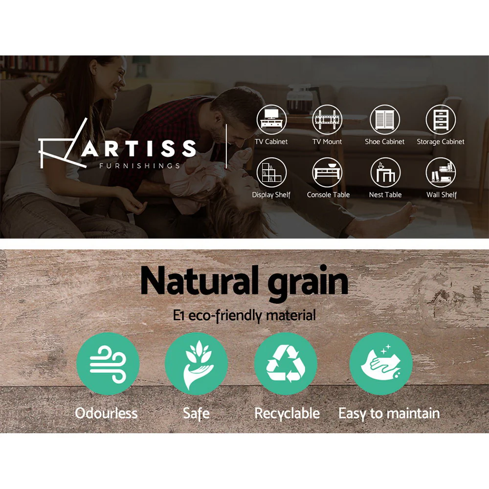 Stellan Wooden Buffet Sideboard - Wood - Nurns