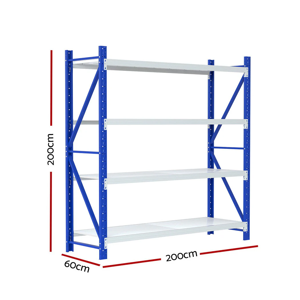 Giantz 2Mx2M Warehouse Shelving Garage Rack - Nurns