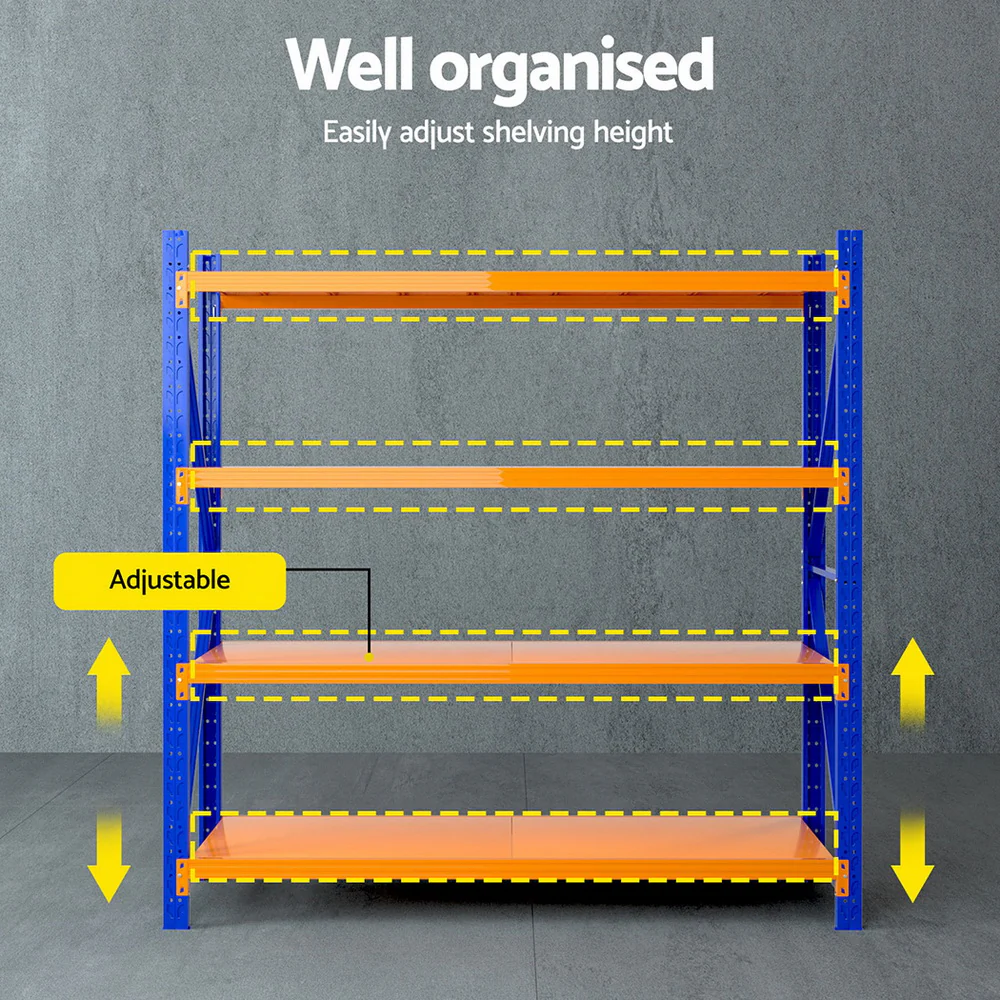 Giantz 2Mx1.8M Warehouse Shelving Garage Rack - Nurns
