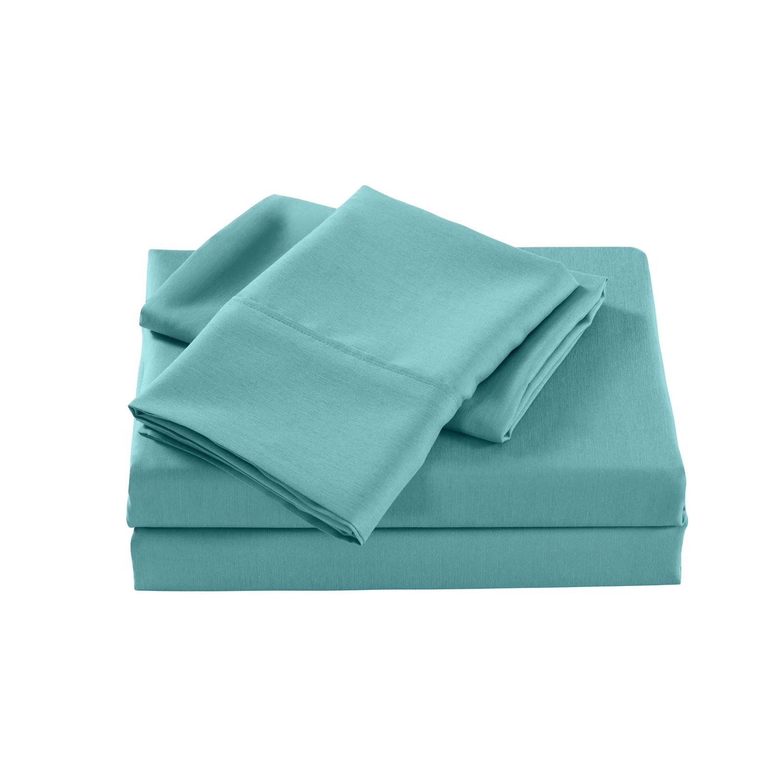 Single Royal Comfort Bamboo Cooling 2000TC Sheet Set - Aqua - Nurns