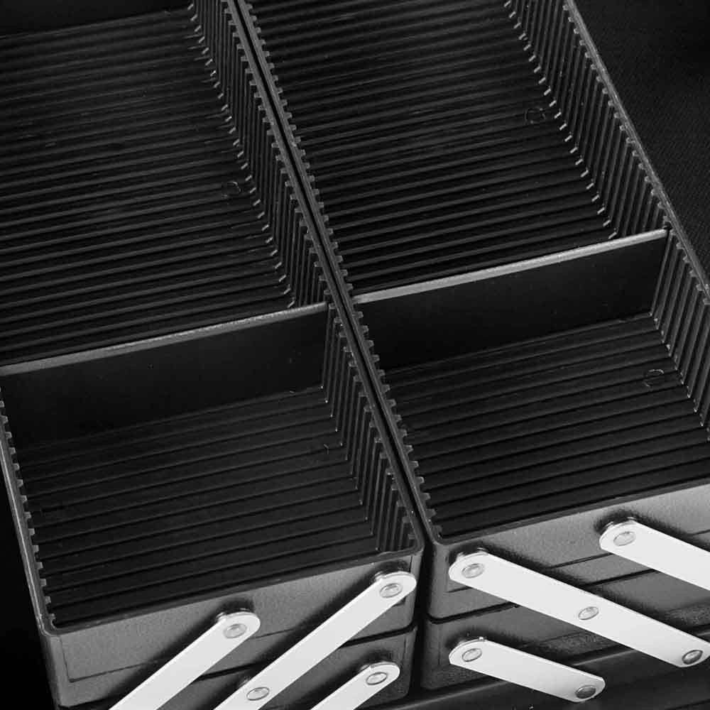 Portable Cosmetic Beauty Makeup Case - Diamond Pink - Nurns