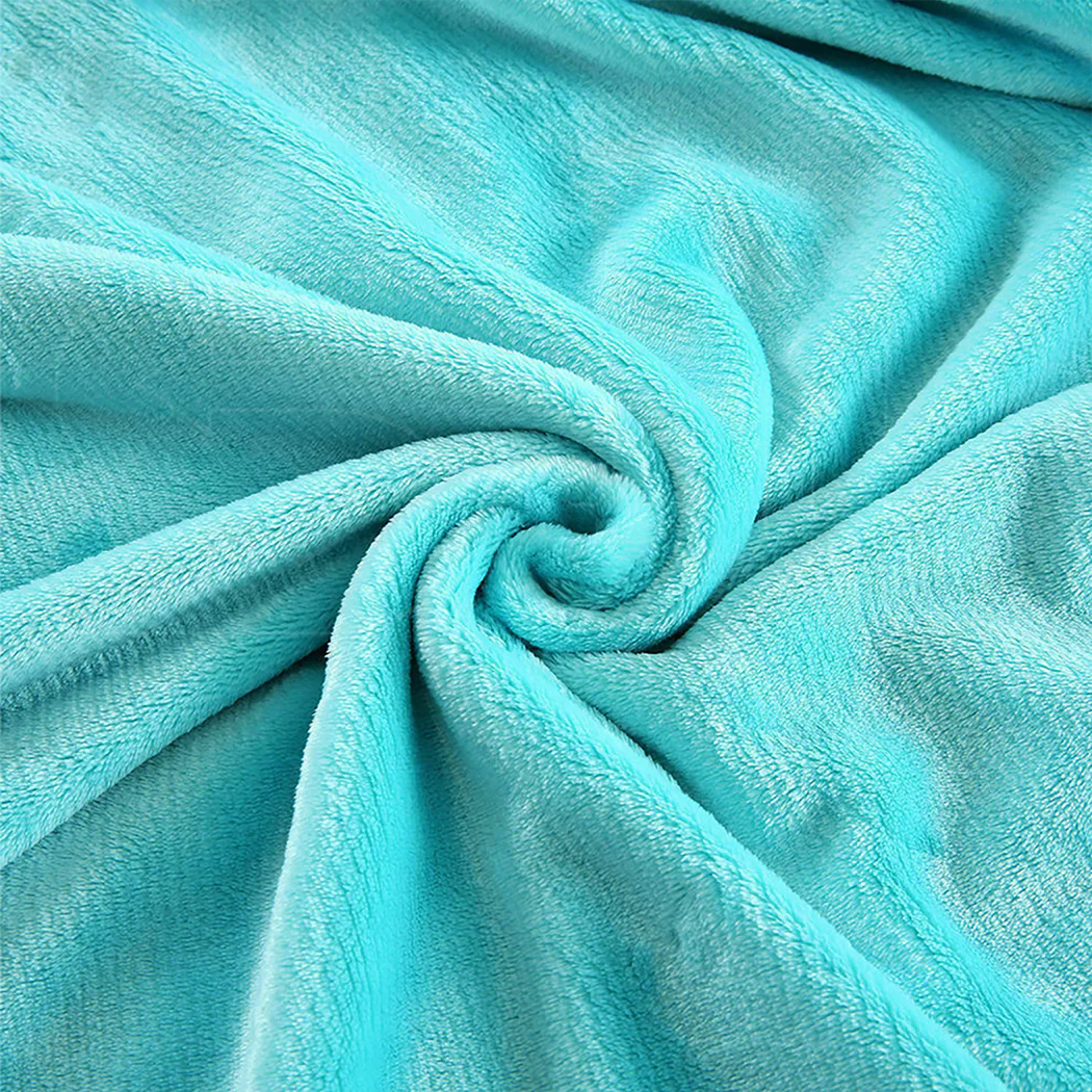 Waylon Throw Ultra-Soft Blanket 320gsm 220x160cm Warm - Teal - Nurns