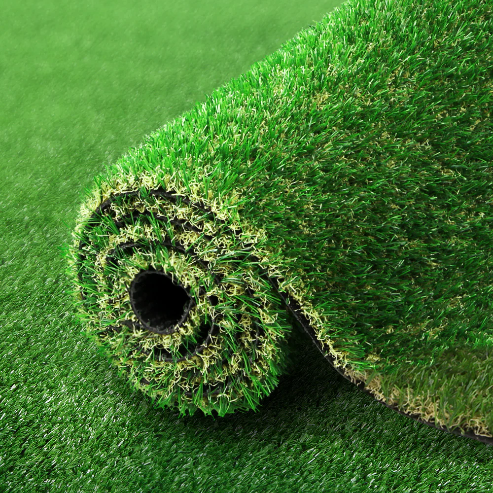 Primeturf Artificial Grass 60SQM 30mm Synthetic Fake Lawn Turf Plastic Plant 4-coloured 2mx5m - Nurns