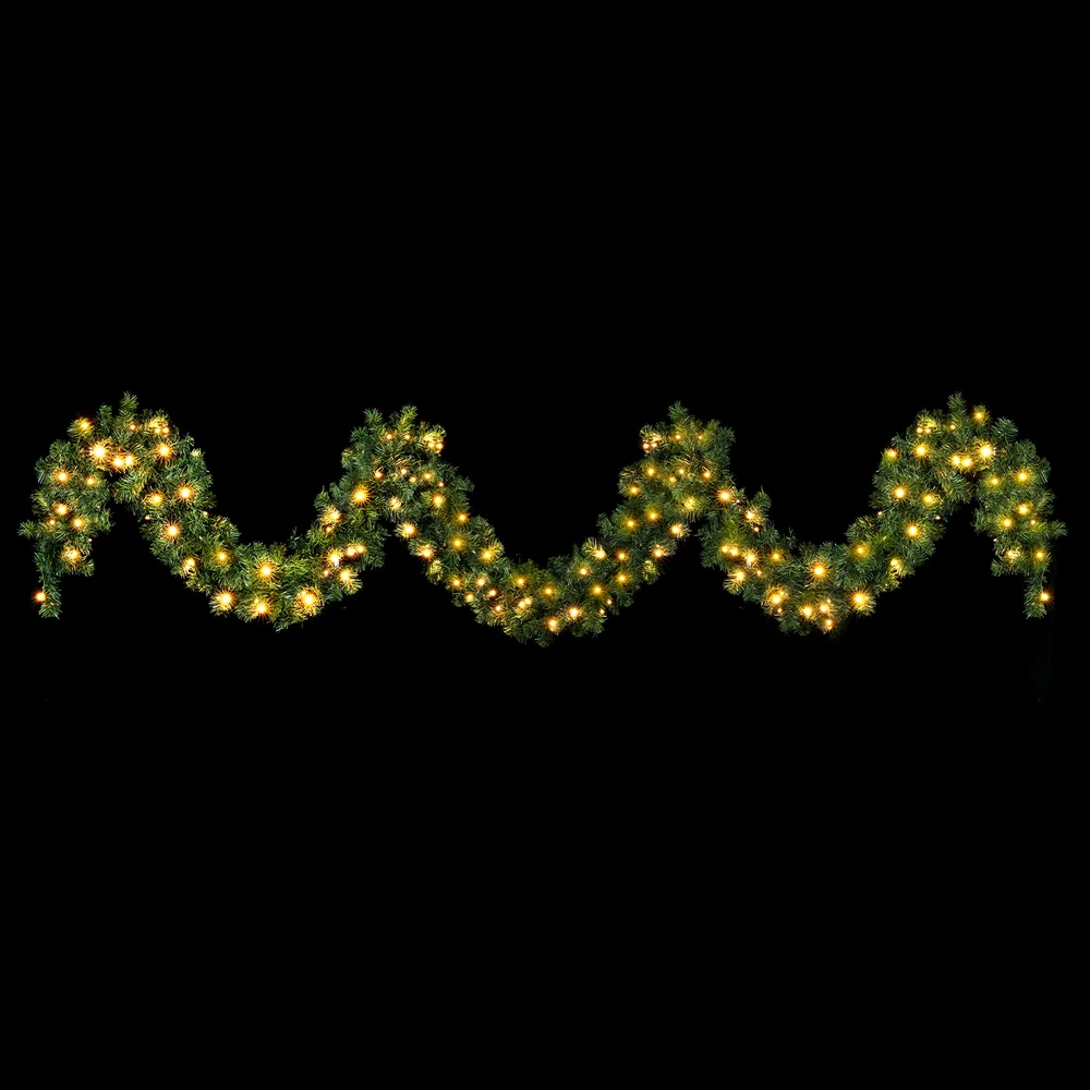 5M 380 Tips Christmas Garland LED Lights Party Xmas Decorations - Nurns