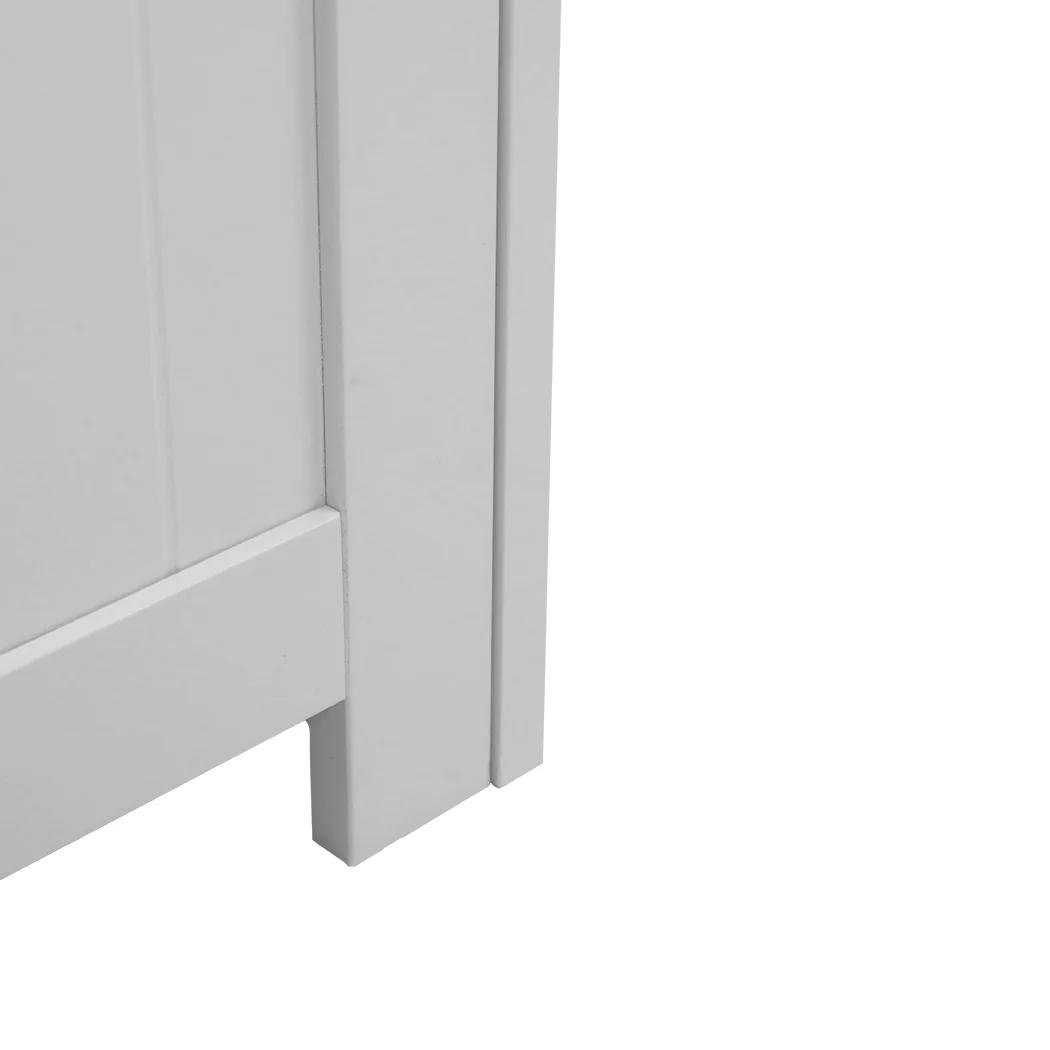 Kids Toy Box Storage Chest Cabinet - White - Nurns