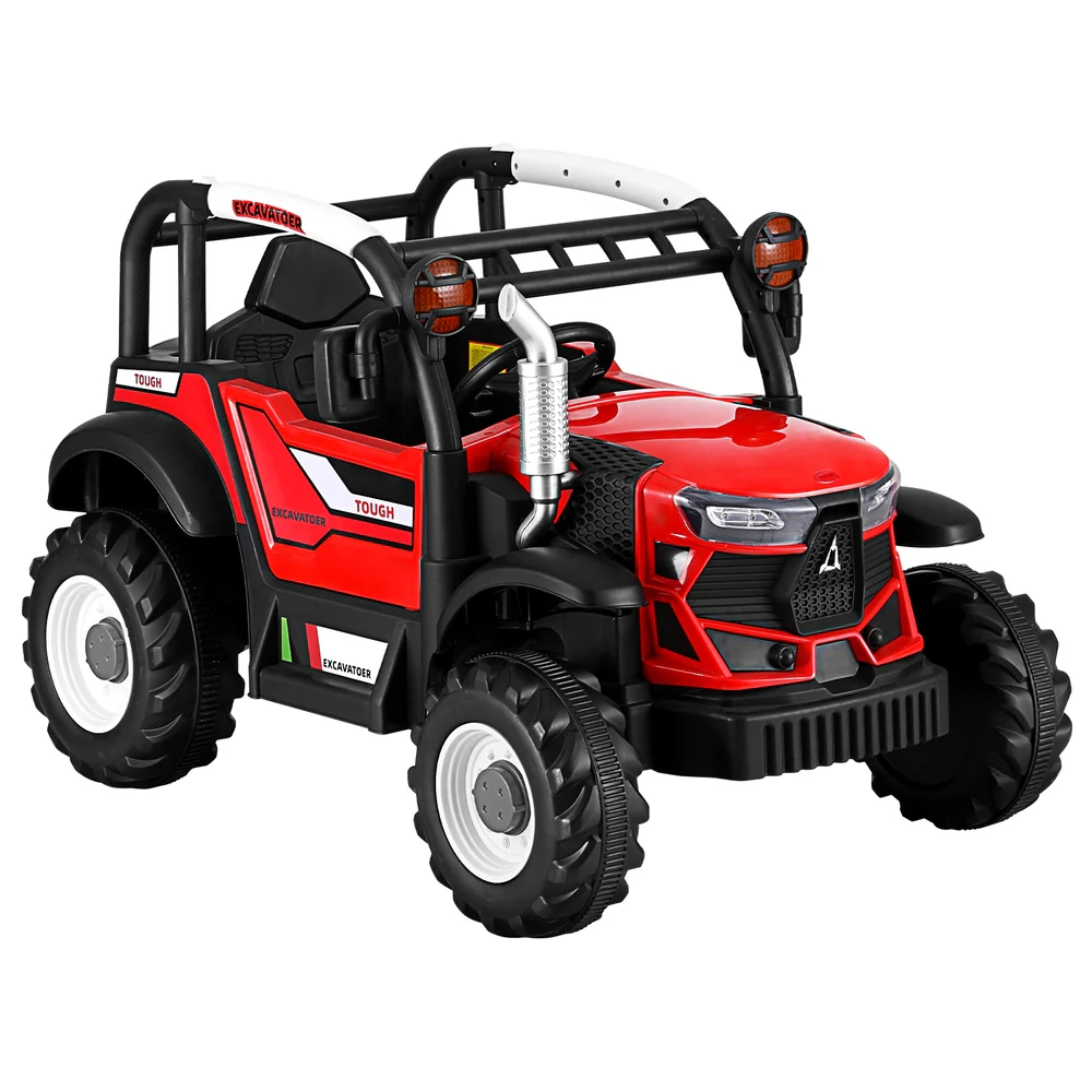 Kids Electric Ride On Car Off Road Jeep Remote 12V - Red - Nurns