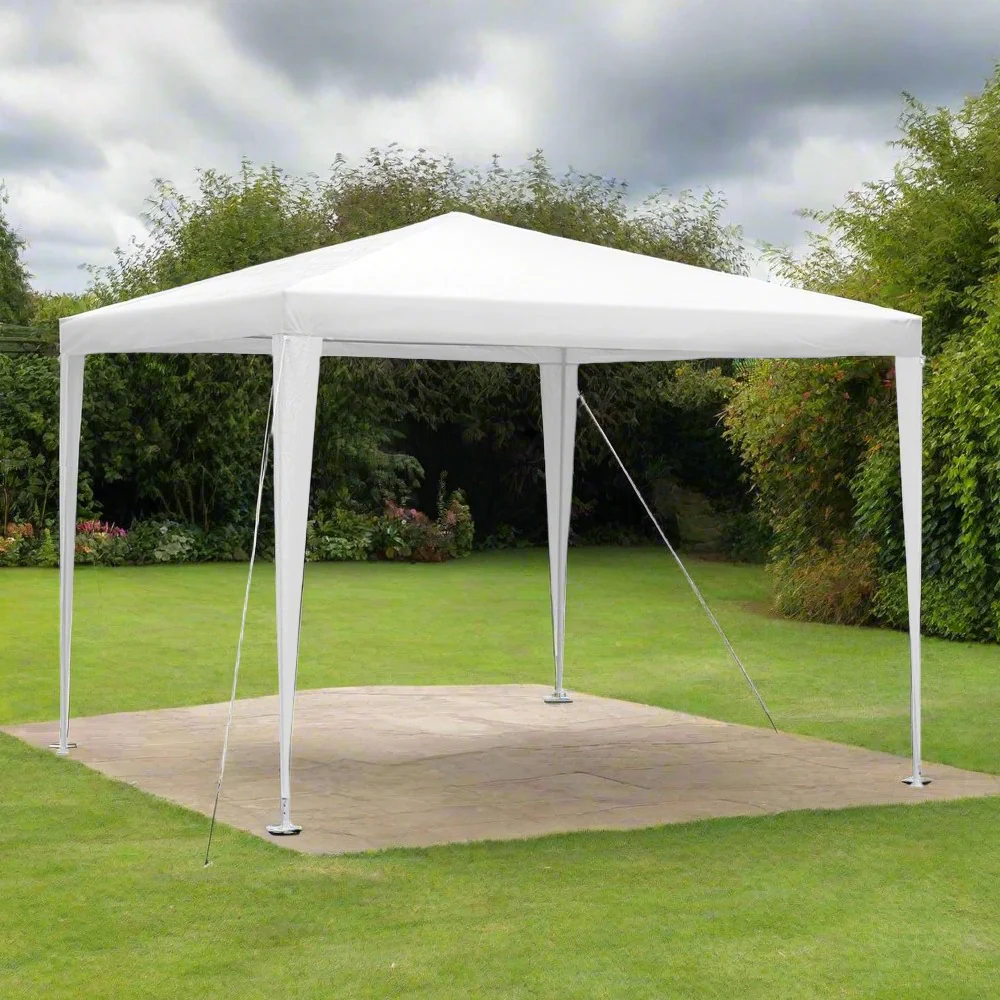 Instahut Gazebo 3x3m Wedding Party Marquee Tent Outdoor Event Camping Canopy Shade White - Nurns