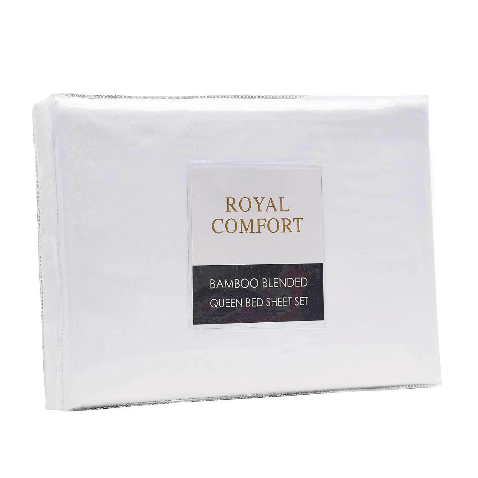 Queen Royal Comfort Blended Bamboo Sheet Set - White - Nurns