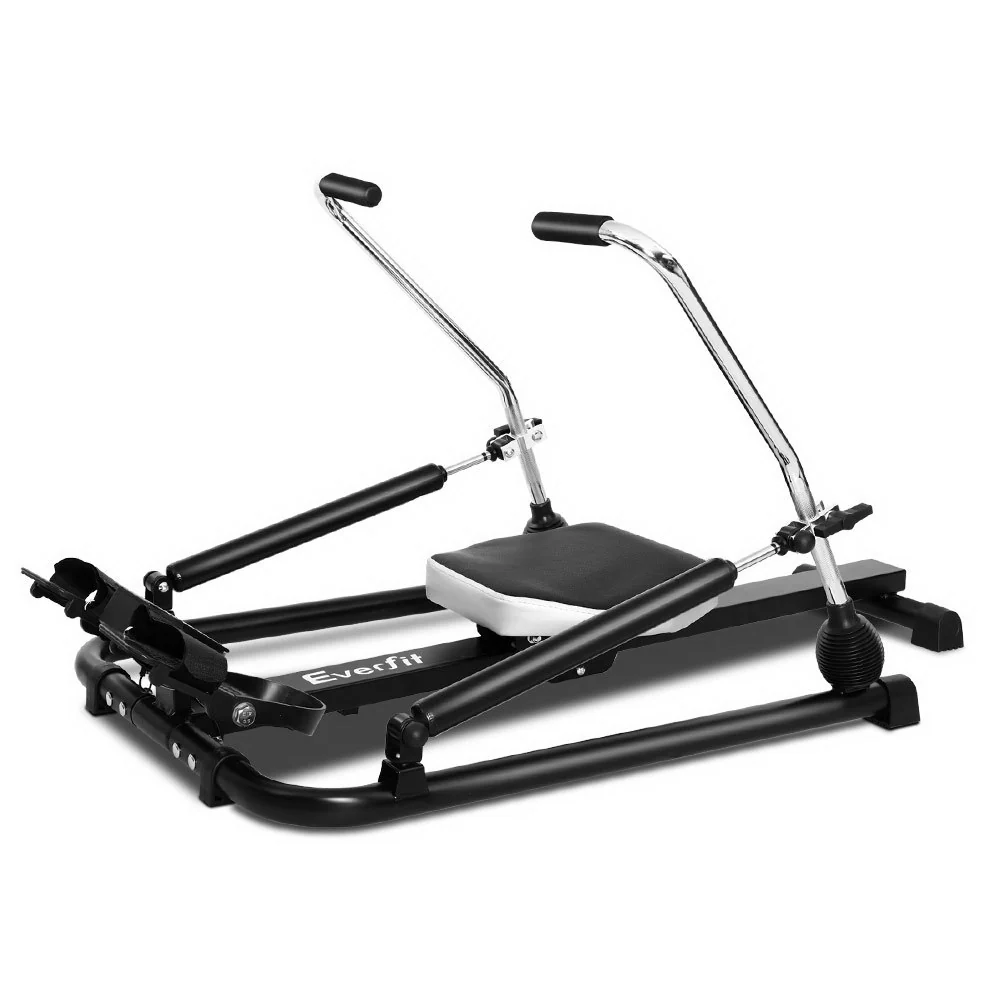 Everfit Rowing Machine Rower Hydraulic Resistance Fitness Gym Home Cardio - Nurns